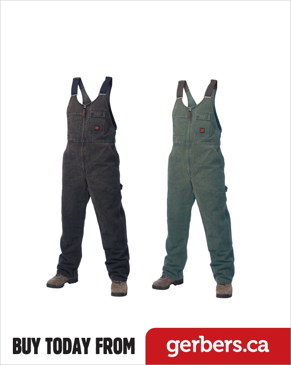 TD Unlined Overalls Washed Colours Gerber's