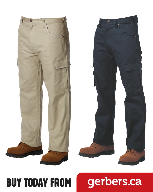 Tough Duck Twill Cargo Work Pants | Gerber's