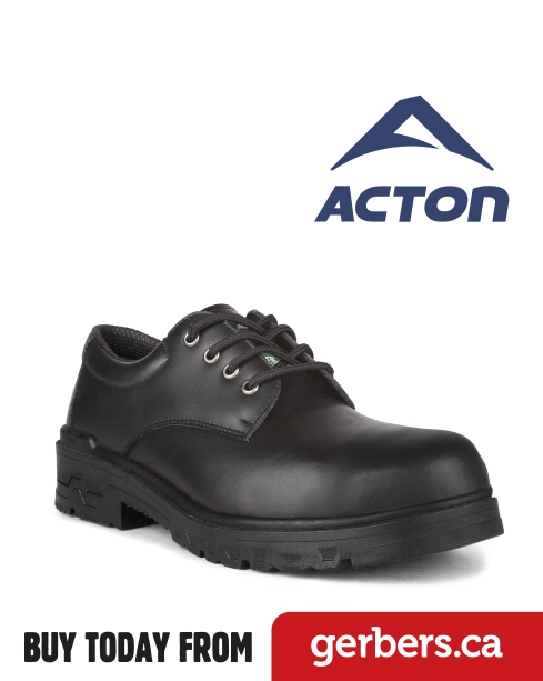 Acton Protector Construction Shoes Black 