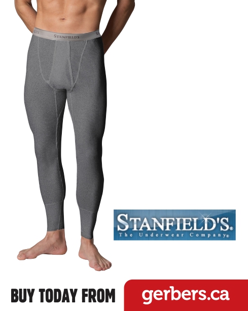 Stanfield's Men's Thermal Waffle Knit Long Sleeve Undershirt