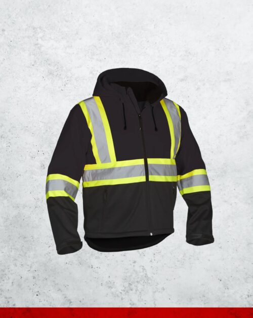 Forcefield Hooded Soft Shell Safety Jacket - Image 3