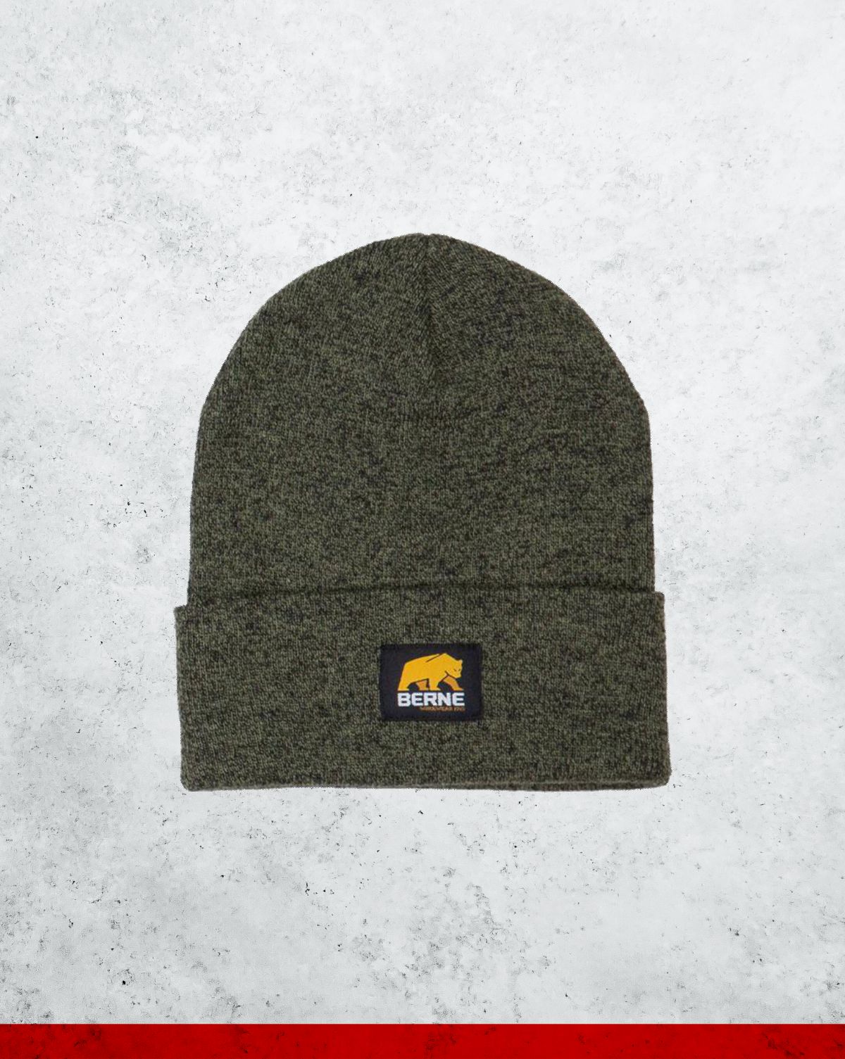 Berne Men's Heritage Knit Cuff Cap - One Size Fits Most, Classic Winter Beanie For Work & Casual