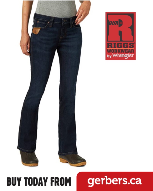 Wrangler Riggs Workwear Womens 5 Pocket Boot Cut Jean 