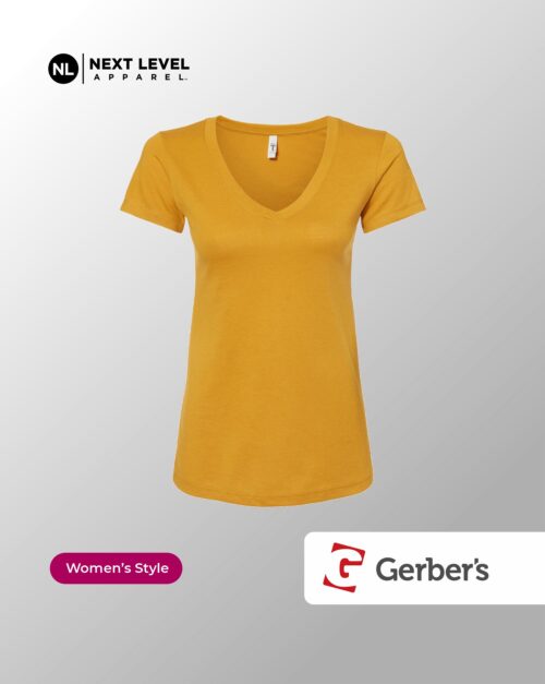 Next Level Ideal 60/40 Blend V-Neck T-shirt