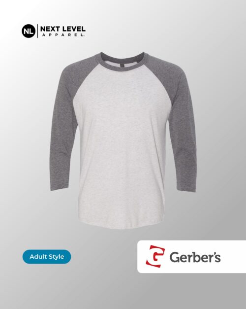 Next Level Triblend 3/4 Raglan T-shirt