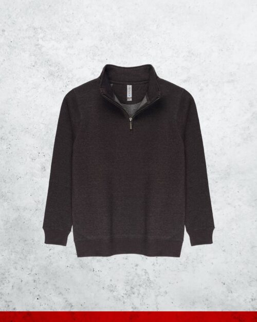 North Perth Milltex Quarter Zip Unisex Sweater - Image 4