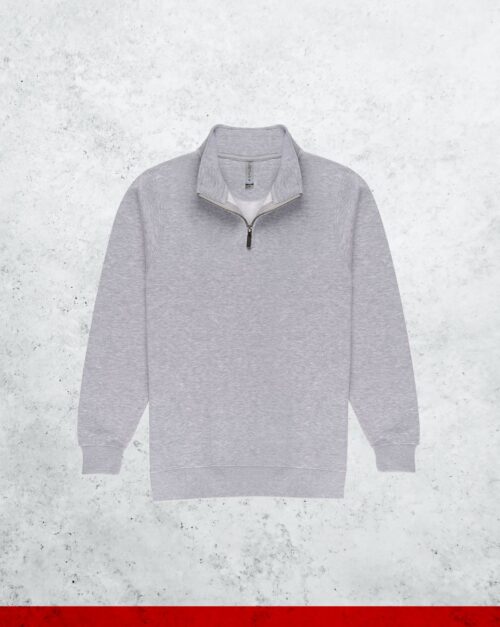 North Perth Milltex Quarter Zip Unisex Sweater - Image 2