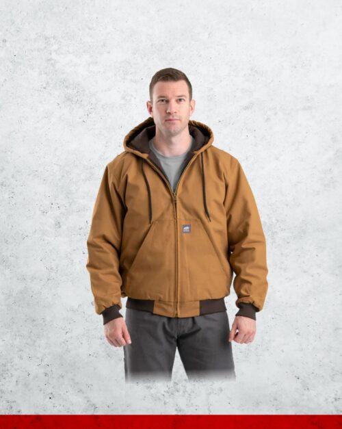 Berne Heritage Cotton Duck Hooded Work Jacket - Image 2