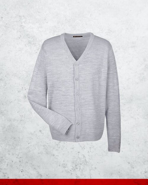 WFS Harriton Pilbloc V-Neck Button Cardigan Sweater