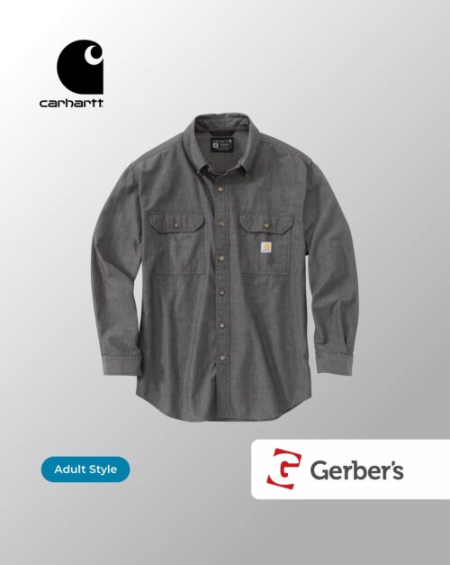 Carhartt Chambray Long Sleeve Button-Up Shirt