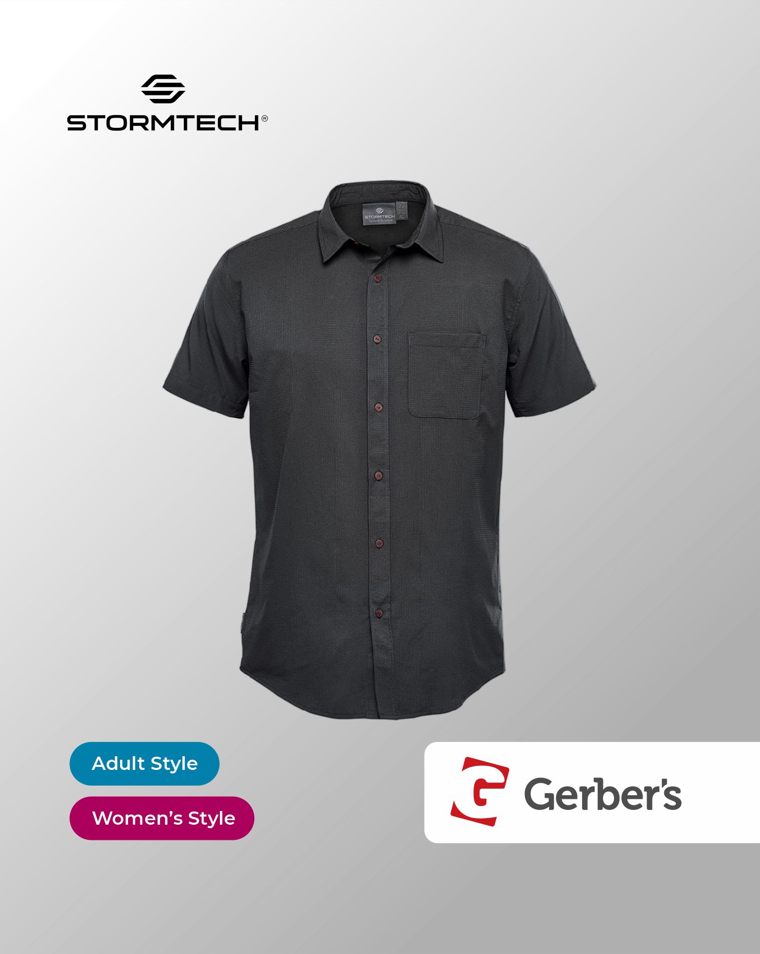 Stormtech Azores Short Sleeve Button-Up Shirt