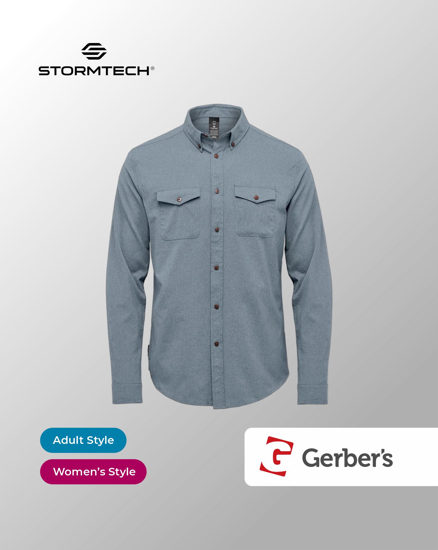 Stormtech Azores Long Sleeve Button-Up Shirt