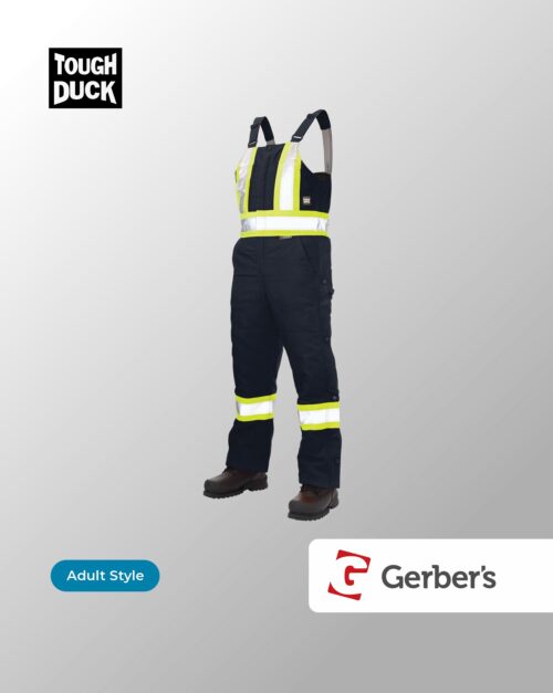 Tough Duck Insulated Hi-Vis Bib Overalls