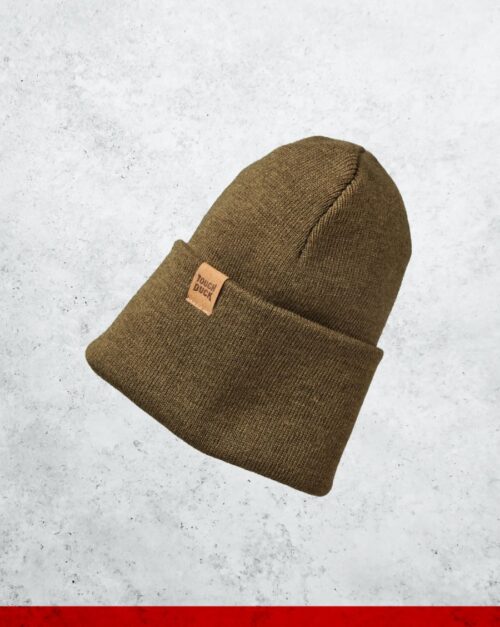 Tough Duck Watchcap Toque With Leather Patch