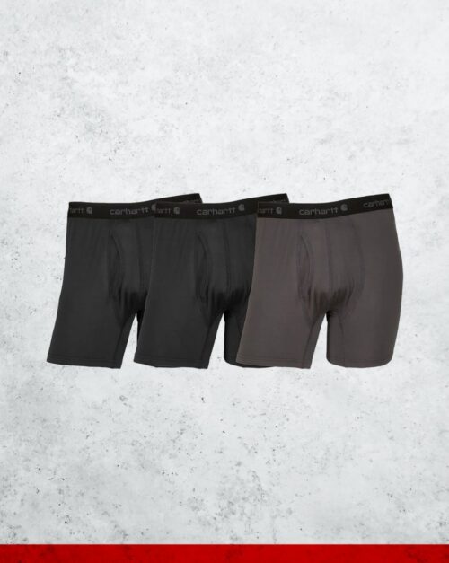 Carhartt Stretch Blend 5" Boxer Briefs 3-Pack