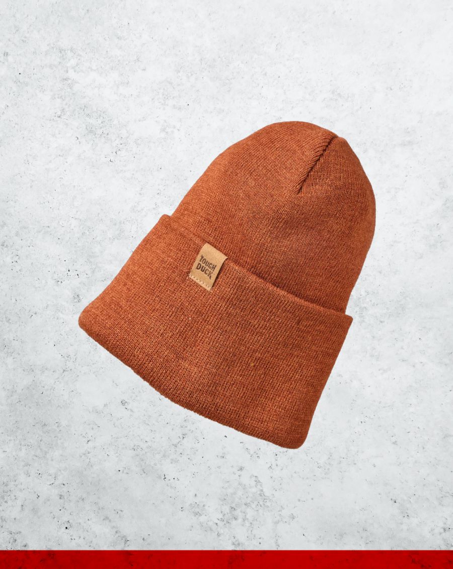 Tough Duck Watchcap Toque With Leather Patch - Image 5