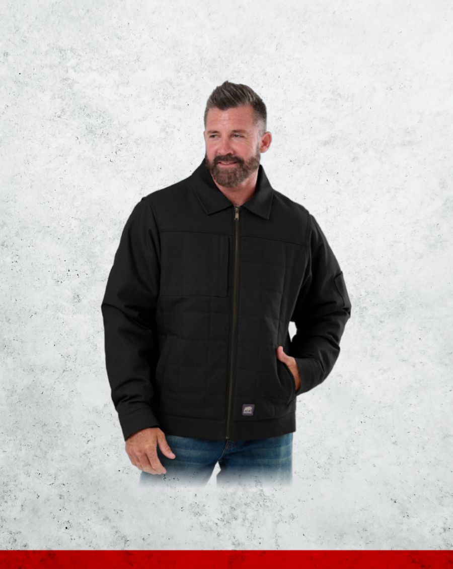 Berne Quilted Duck Gasoline Lined Jacket