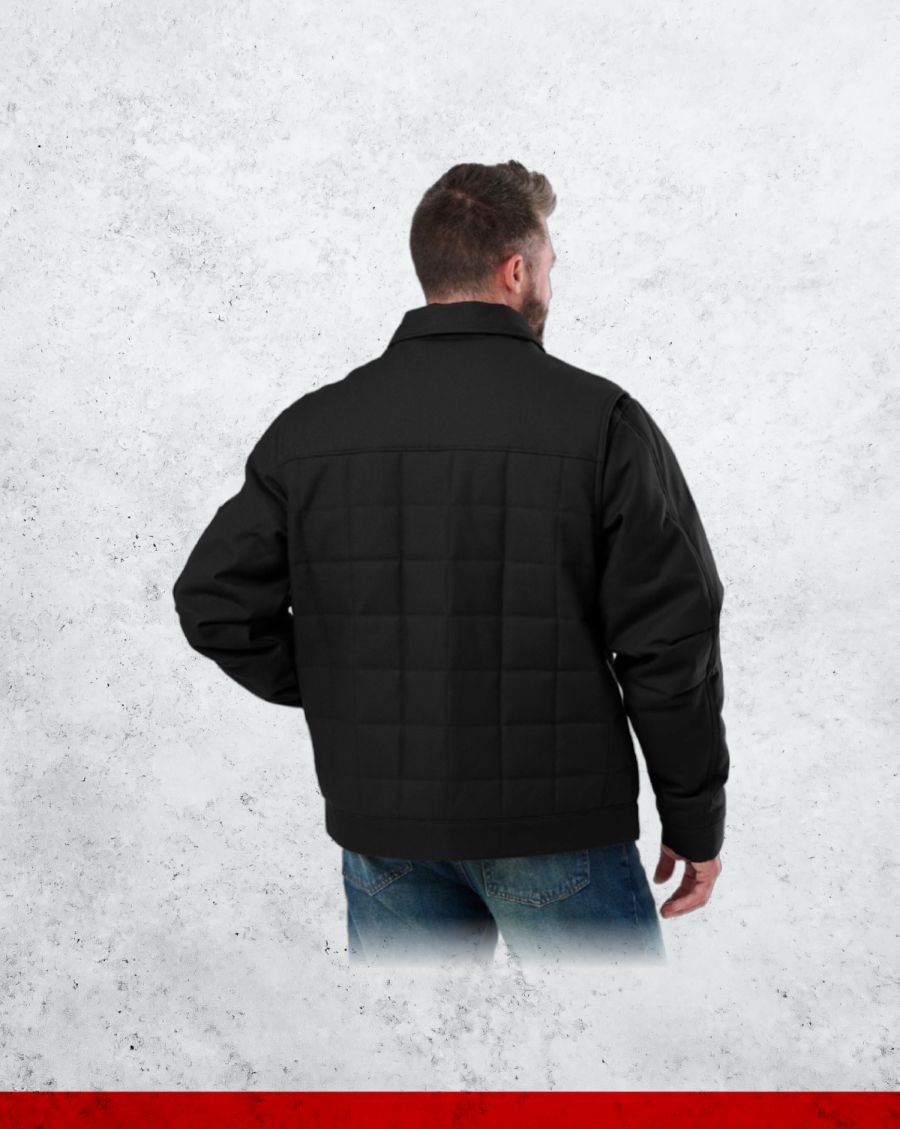Berne Quilted Duck Gasoline Lined Jacket - Image 2